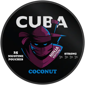 CUBA NINJA Coconut nicotine pouch can