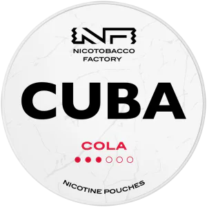 CUBA WHITE Cola nicotine pouch can