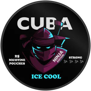 CUBA NINJA Ice Cool nicotine pouch can