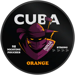 CUBA NINJA Orange nicotine pouch can