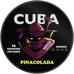 CUBA NINJA Pinacolada nicotine pouch can
