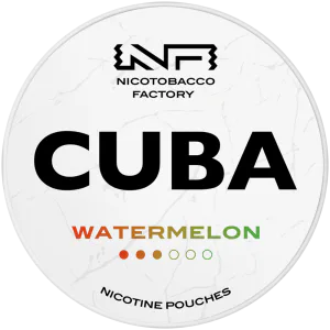 CUBA WHITE Watermelon nicotine pouch can